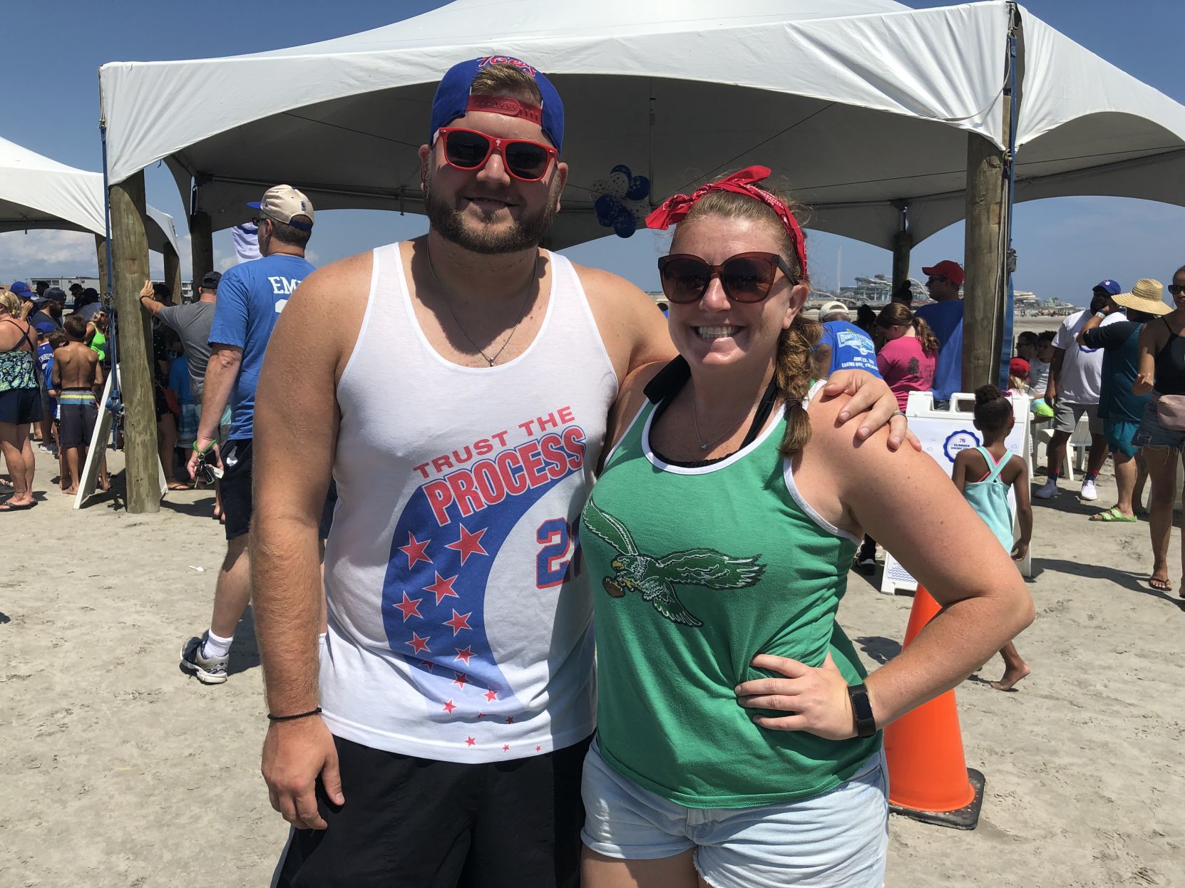 SEEN at 76ers Summer Shore Tour in Wildwood